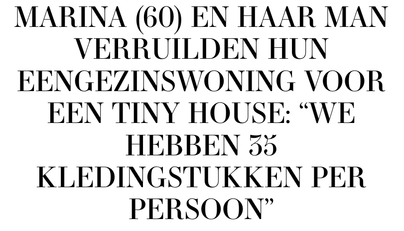 Relatietherapeuten Marina van der wal en gideon de haan in tiny house
